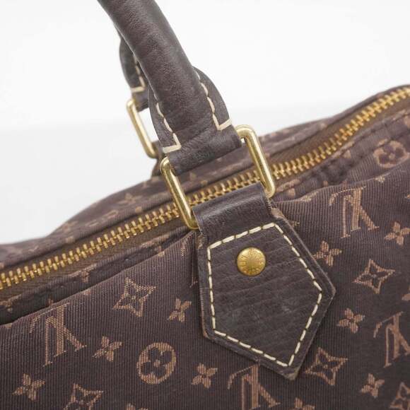 Louis Vuitton Monogram Mini Lan Speedy 30 Handbag M95224 Ebene Women's - Picture 15 of 16